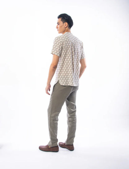 East India Company - Harziz Men Slim Fit Printed Shirt