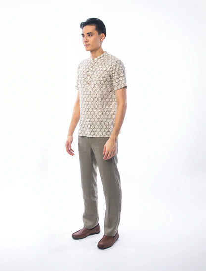 East India Company - Harziz Men Slim Fit Printed Shirt