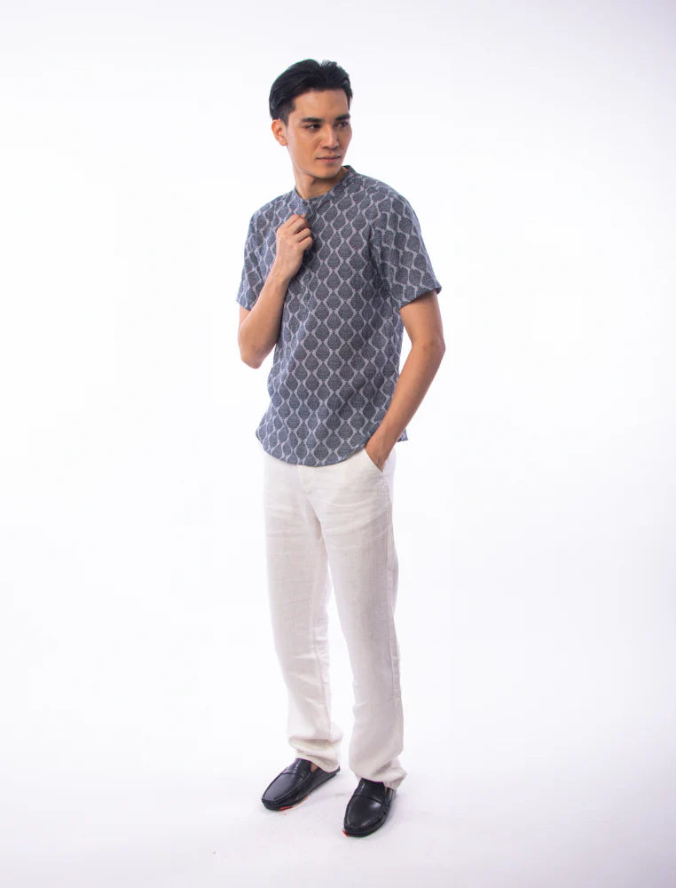 East India Company - Iliyas Men Slim Fit Printed Shirt