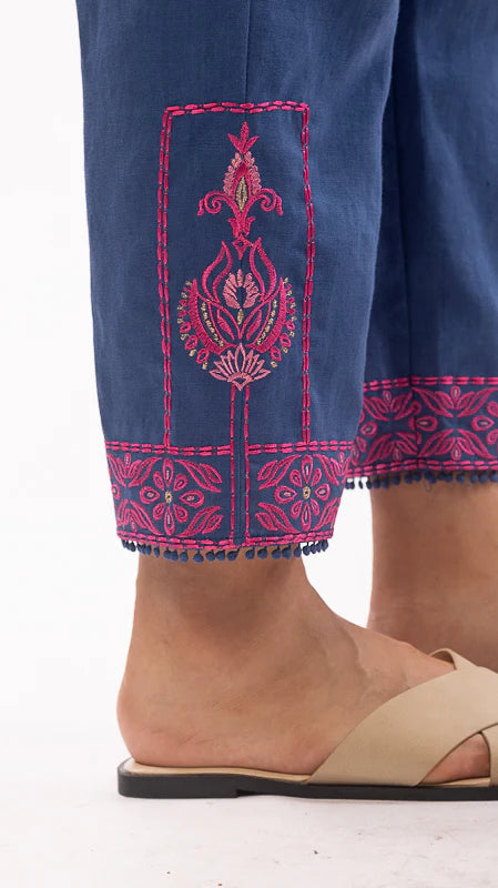 East India Company - Jolie Embroidered Pull On Long Pants