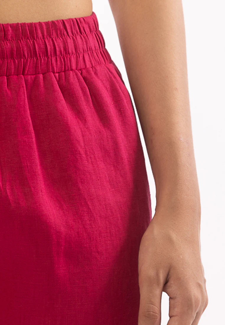 East India Company - Jolie Embroidered Pull On Long Pants