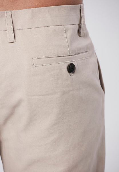 ETHAN - Prewash Slim Fit Bermuda Shorts