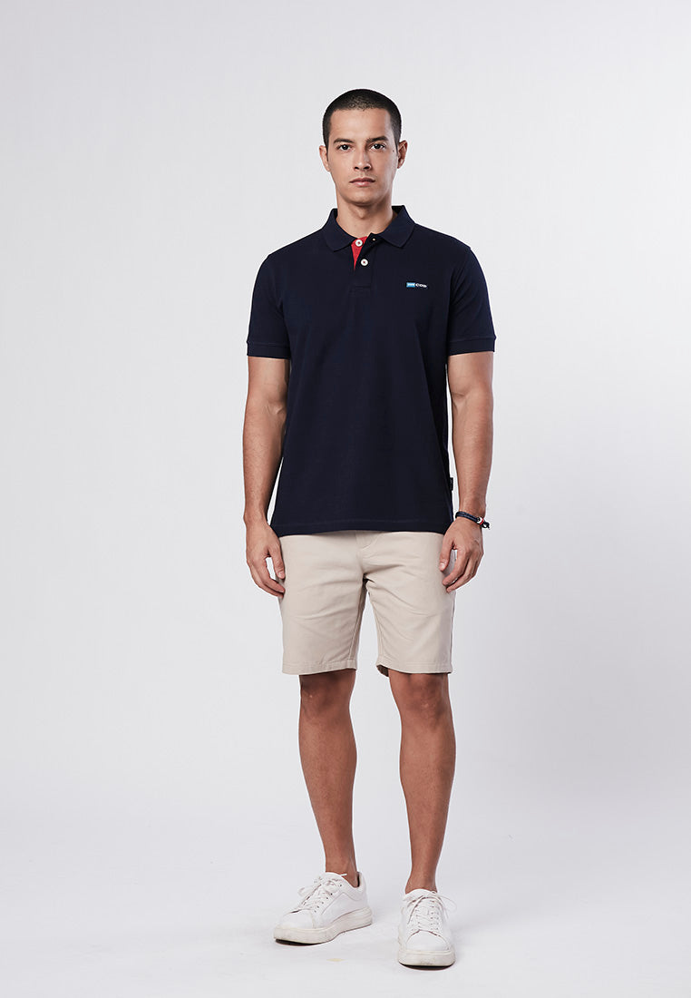 ETHAN - Prewash Slim Fit Bermuda Shorts
