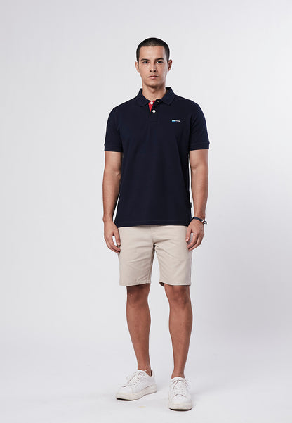 ETHAN - Prewash Slim Fit Bermuda Shorts