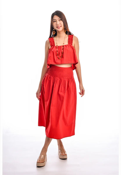 East India Company -Kristen, Ruffled Camisole Top