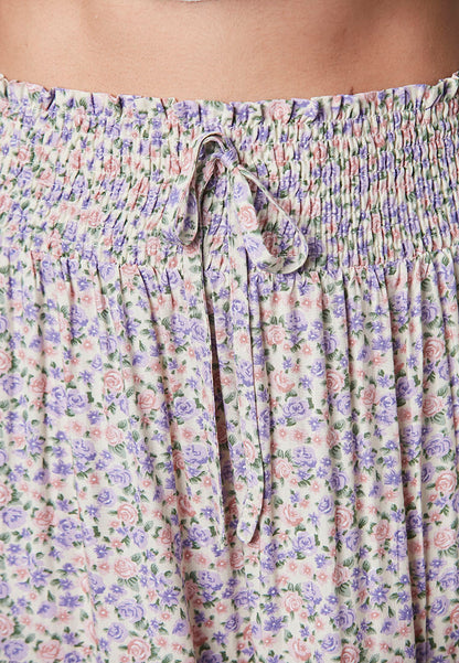 ELOISE - Maxi floral tier Skirt
