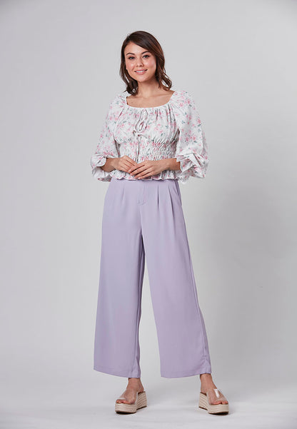 SARAH - Wide Leg Long Pant