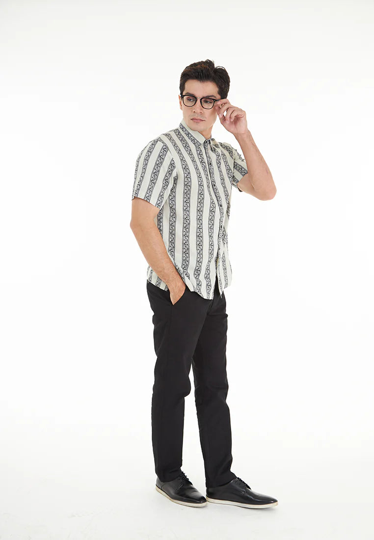 Madden S/Sleeve Viscose Printed Shirt