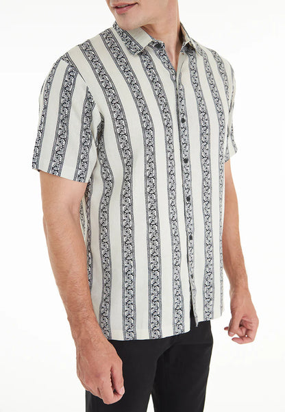 Madden S/Sleeve Viscose Printed Shirt