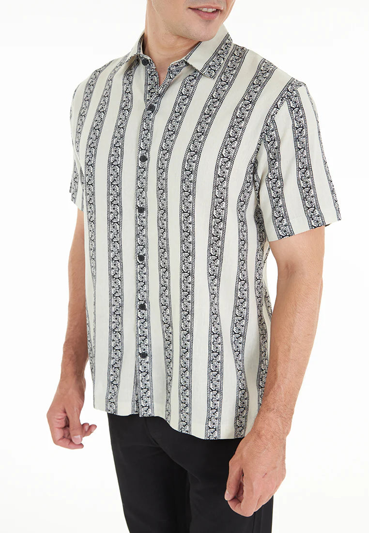 Madden S/Sleeve Viscose Printed Shirt