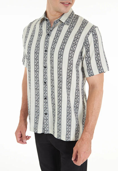 Madden S/Sleeve Viscose Printed Shirt