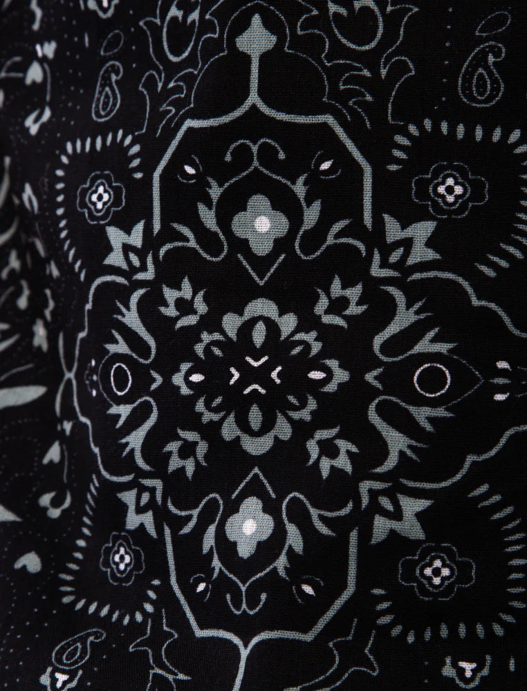 East India Company - Matin Men Slim Fit Printed Shirt Black