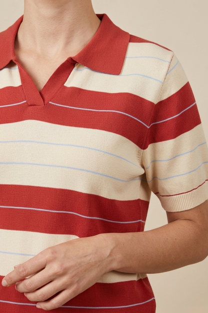 CAPE COD - SHORT SLEEVE COLLAR T-SHIRT