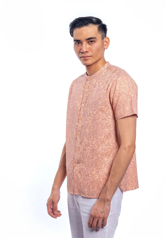 Naman Mandarin Collar S/Sleeve Shirt