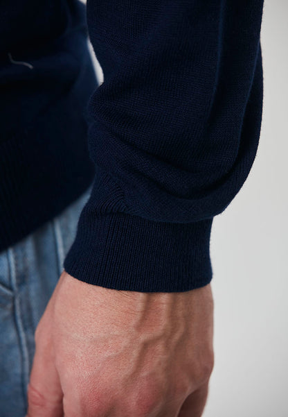 OLIVER - Sporty Slim-Fit Four Bar Mens Cardigan
