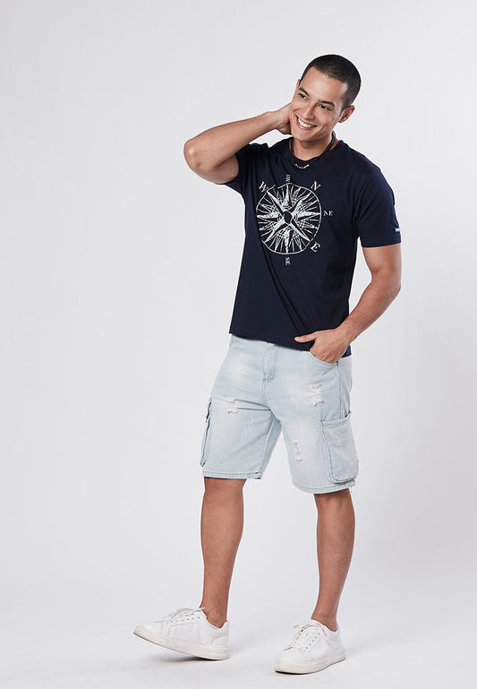 AIDEN - Printed Tee Compass