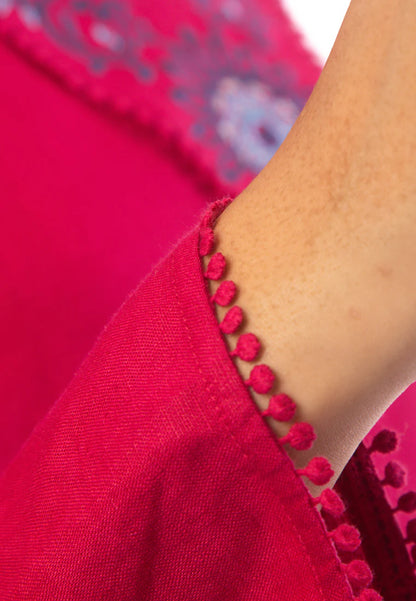 East India Company - Nova Embroidered Long Sleeve Tunic Dress