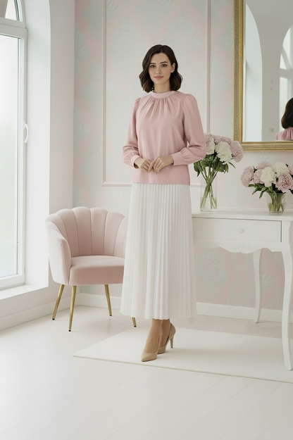 Somerset Bay Long Sleeve Blouse - Vivienne