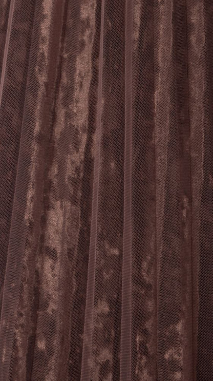 Somerset Bay - BERNADINE Pleat Border Hem Long Skirt