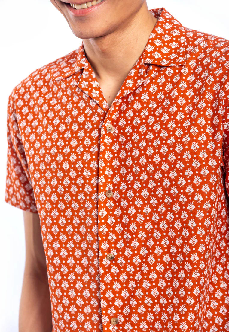 Rajan Camp Collar S/Sleeve Shirt