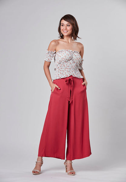 ARIANA - Pant Long Cotton Rayon with Sash