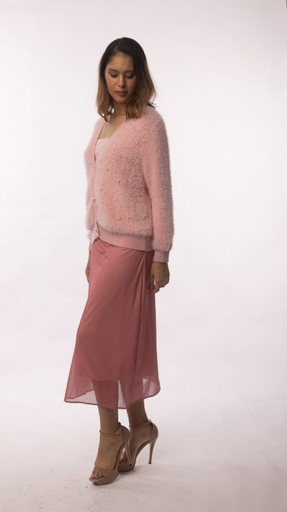 Somerset Bay - Jacelyn Faux Fur Cardigan