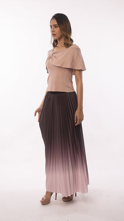 Somerset Bay - ADDISON Machine Knit Pearl Short Sleeve Top