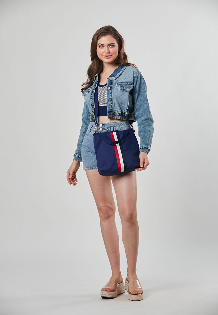 ELISE - Must Have Crop Denim Jacket