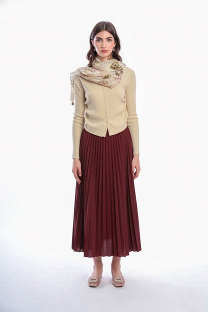 Somerset Bay - RACHEL Long Pleated Skirt