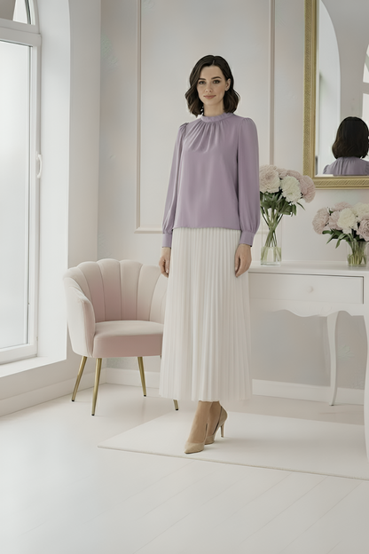 Somerset Bay Long Sleeve Blouse - Vivienne