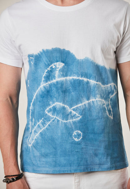 JAMES - Tie Dye SlimTee Dolphin