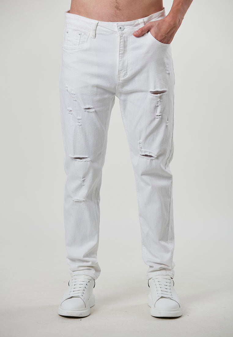 JACKSON - Slim Fit Mens Distressed Jeans
