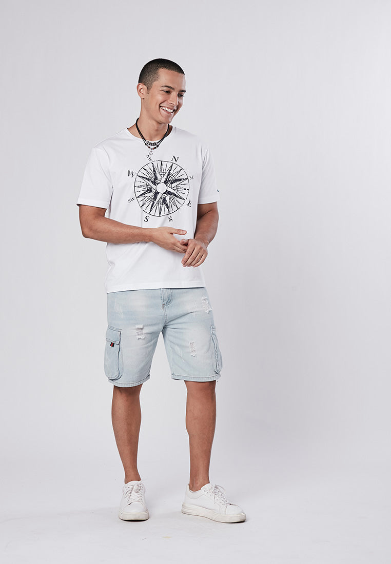 AIDEN - Printed Tee Compass