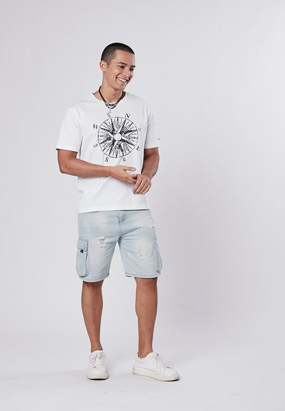 AIDEN - Printed Tee Compass