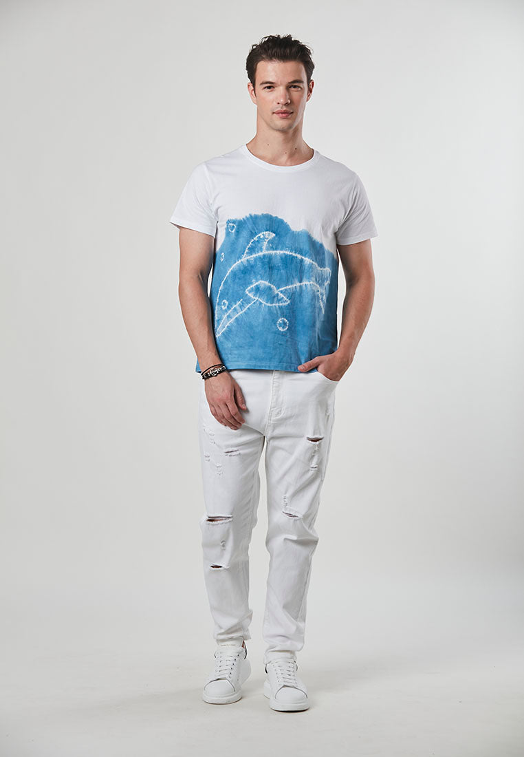 JAMES - Tie Dye SlimTee Dolphin