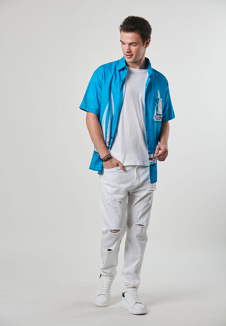 JACKSON - Slim Fit Mens Distressed Jeans