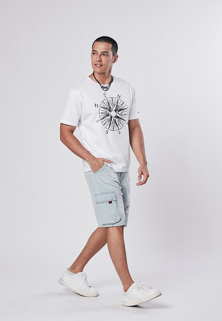 AIDEN - Printed Tee Compass