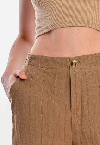 East India Company - Yasmim Straight Leg Linen Pants