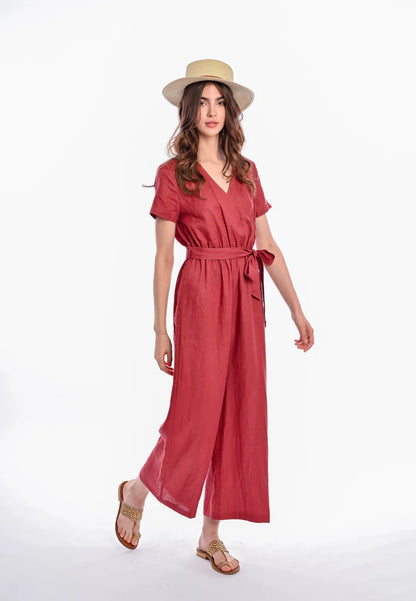 East India Company Women Jumpsuit Zoey - Rustry Brown