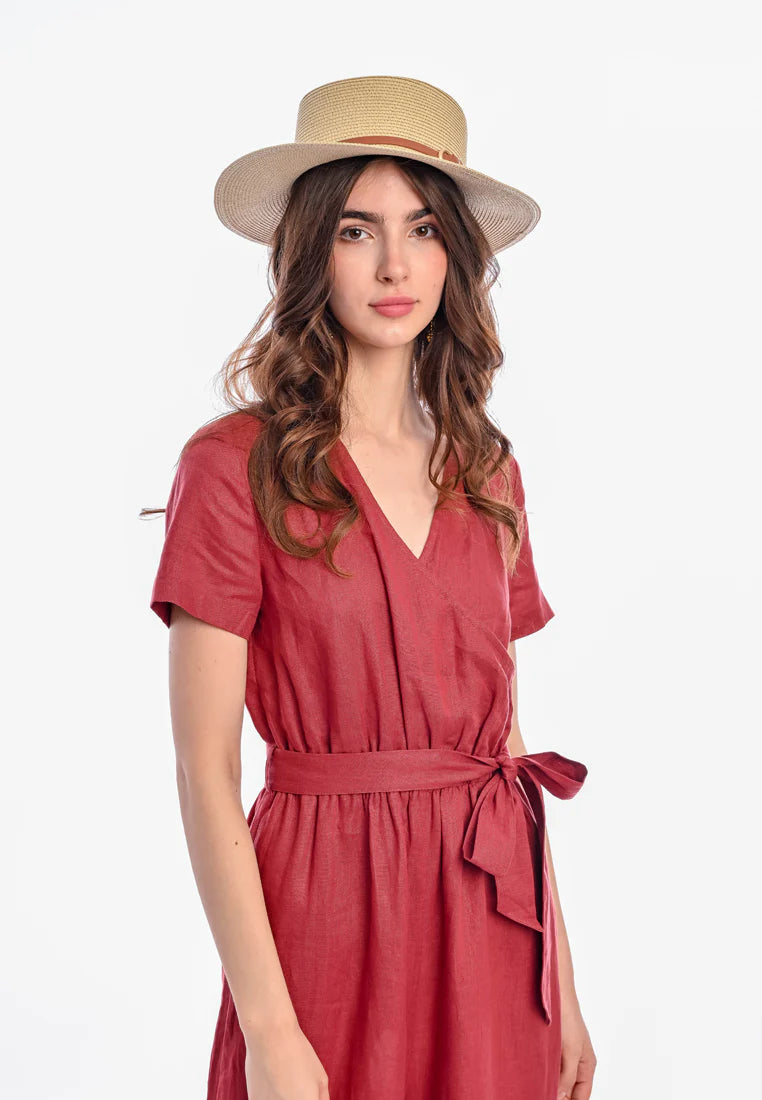 East India Company Women Jumpsuit Zoey - Rustry Brown